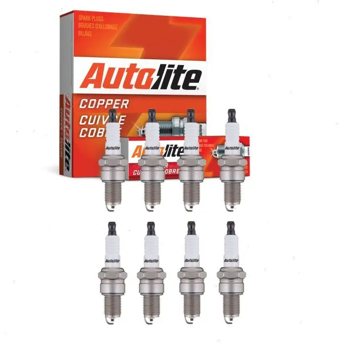 Premium 1969 GMC C25 C2500 Suburban 6.5L V8 8 pc Autolite Copper Core Spark Plugs - Ignition Wire Secondary
