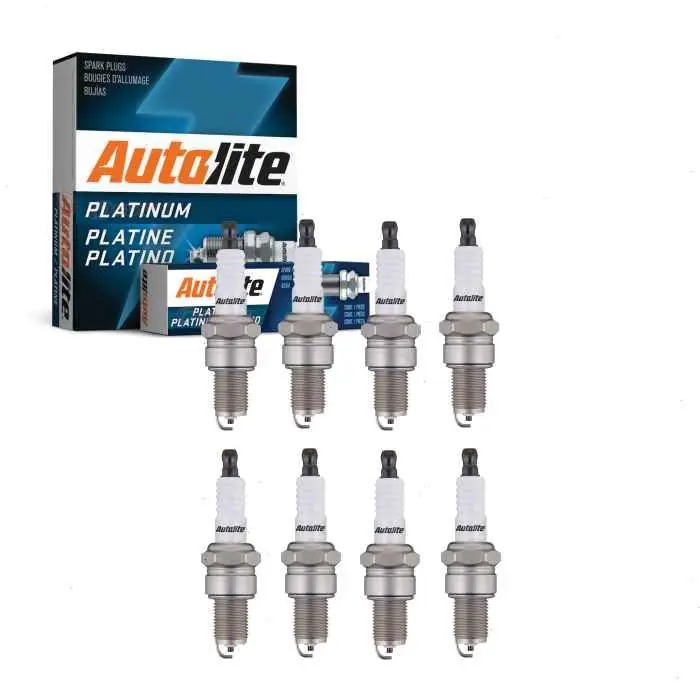 1968-1969 Cadillac Fleetwood 7.7L V8 8 pc Autolite Platinum Spark Plugs - Ignition Wire Secondary Buy Today
