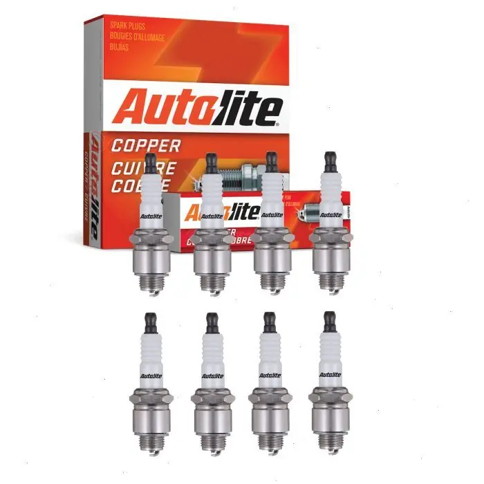 1933 Pontiac Model 601 8 pc Autolite Copper Core Spark Plugs - Ignition Wire Secondary Save Now