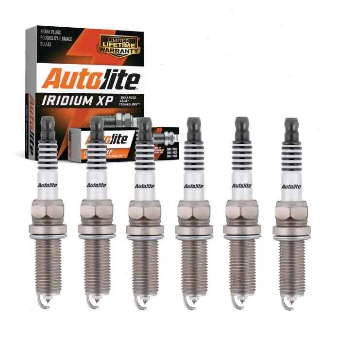 2006-2011 Mercedes-Benz R350 3.5L V6 6 pc Autolite Iridium XP Spark Plugs - Ignition Wire Secondary Order Now