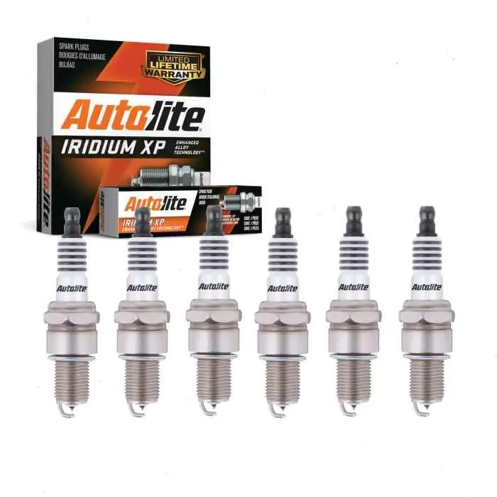 Time-Limited 1950-1954 Jaguar XK120 6 pc Autolite Iridium XP Spark Plugs - Ignition Wire Secondary