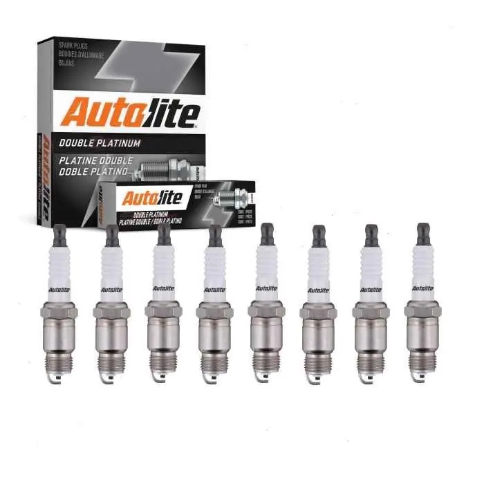 Trusted Brand 1971 Chevrolet Townsman 7.4L V8 8 pc Autolite Double Platinum Spark Plugs - Ignition Wire Secondary