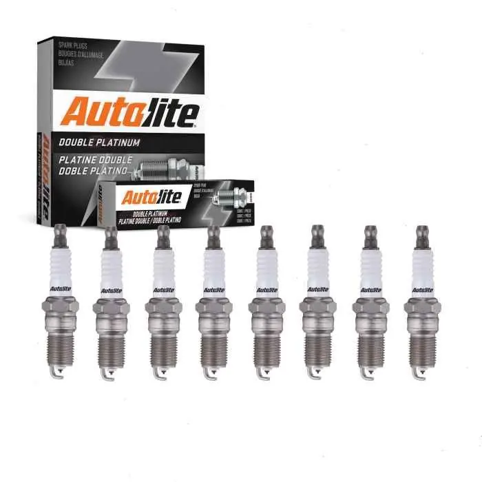 Worldwide Shipping 2007-2009 Cadillac SRX 4.6L V8 8 pc Autolite Double Platinum Spark Plugs - Ignition Wire Secondary