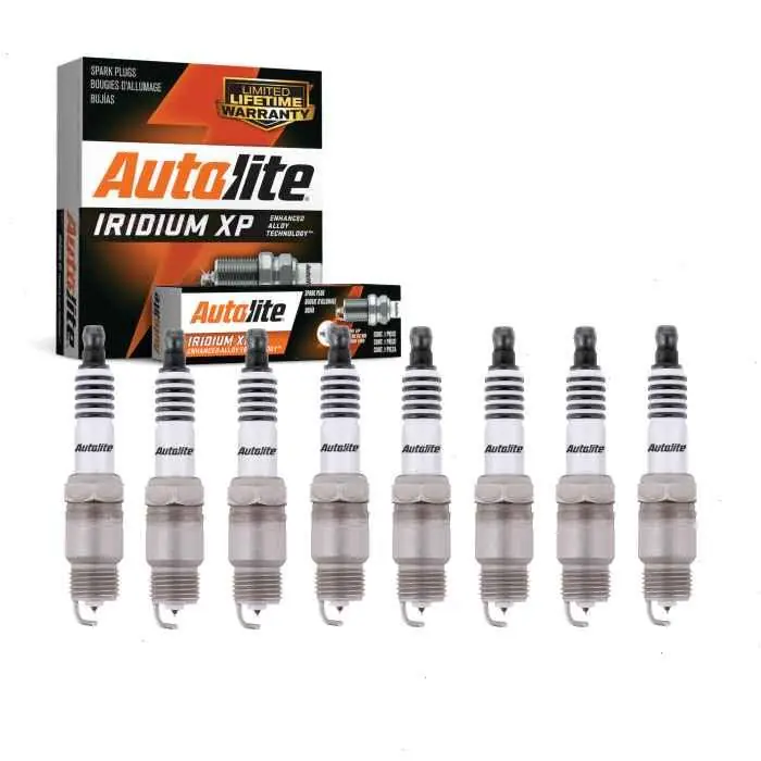 Clearance 1987-1988 Chevrolet Blazer 5.0L 5.7L V8 8 pc Autolite Iridium XP Spark Plugs - Ignition Wire