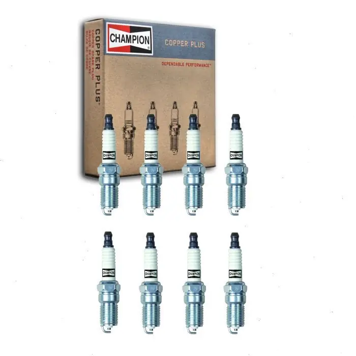 Time-Limited 2001-2019 GMC Sierra 2500 HD 6.0L V8 8 pc Champion Copper Plus Spark Plugs - Ignition Wire