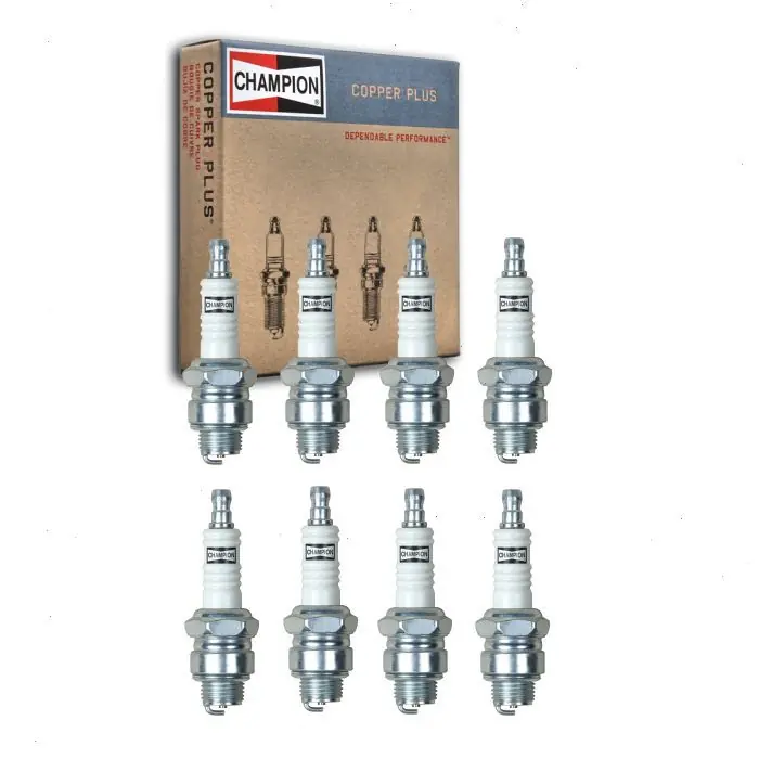 1960-1966 GMC 3000 4.6L V8 8 pc Champion Copper Plus Spark Plugs - Ignition Wire Secondary Weekend Sale