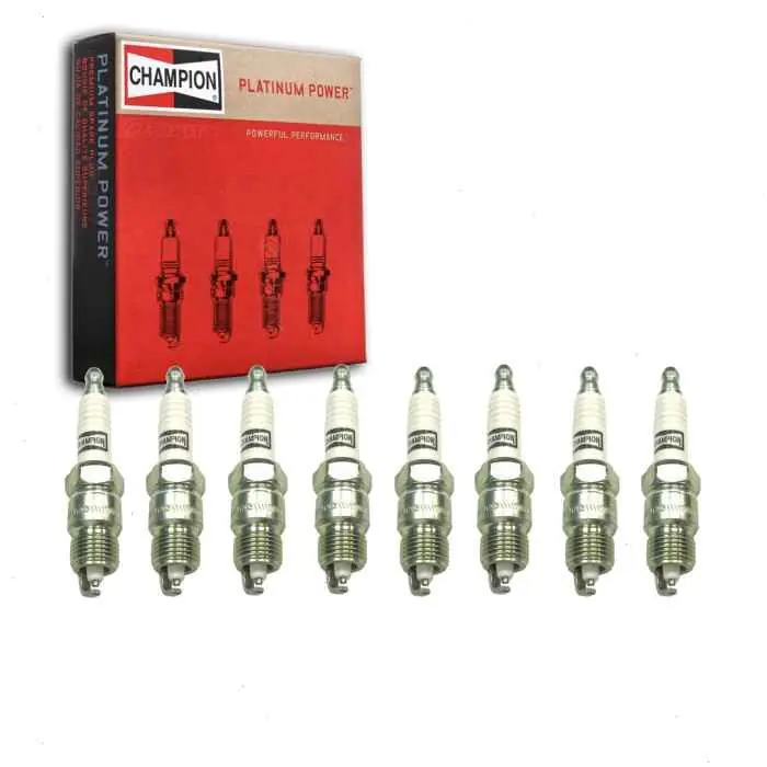 Factory Price 1991-1992 Cadillac Brougham 5.0L V8 8 pc Champion Platinum Spark Plugs - Ignition Secondary