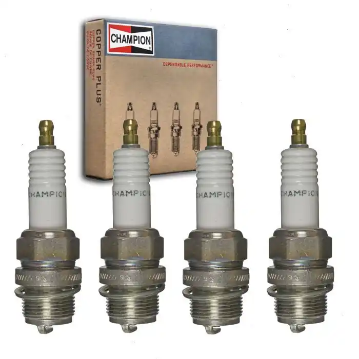 1924 Star Model F 4 pc Champion Industrial Spark Plugs - Ignition Wire Secondary Special Discount