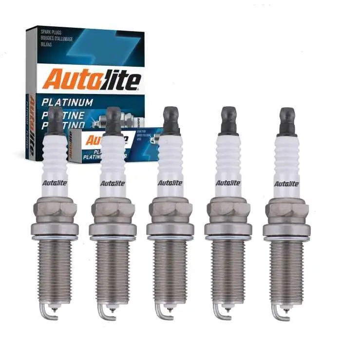 Professional Grade 2015-2016 Volvo V60 Cross Country 2.5L L5 5 pc Autolite Platinum Spark Plugs - Ignition Wire