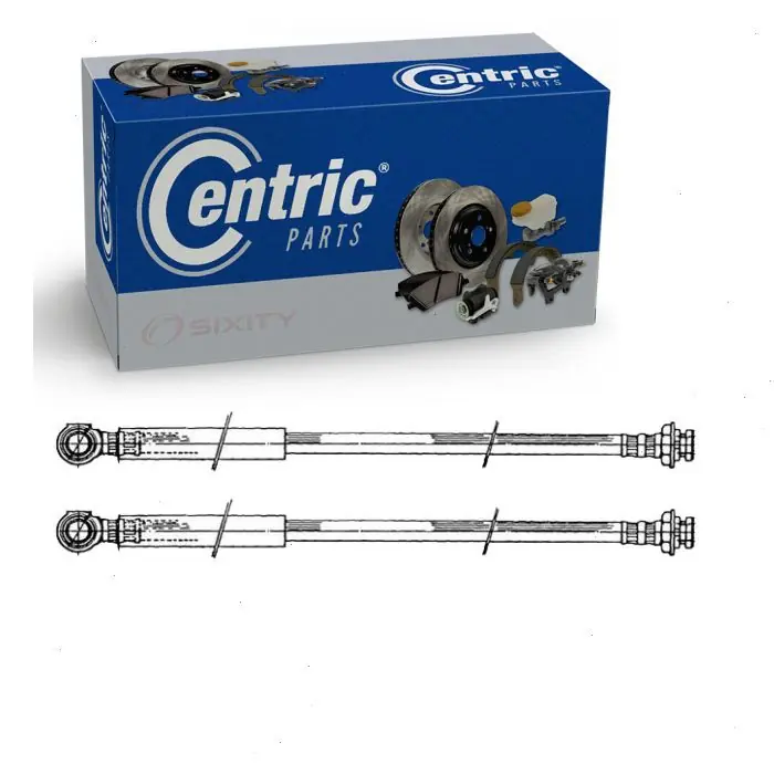 1979-1983 Pontiac Grand LeMans 2 pc Centric Premium Brake Hydraulic Hoses Front - Hoses Pipes New Release