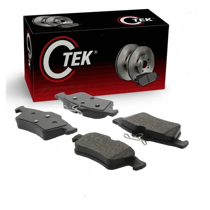 2013-2016 Ford Escape Centric CTEK Disc Brake Pad Set Rear - Braking Stopping Wheel Tire - Pads Crafted
