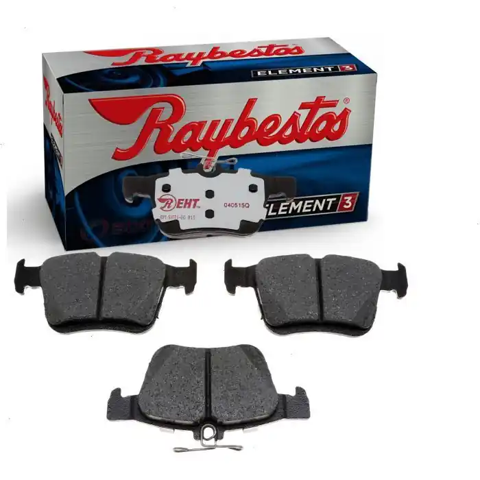 2018-2020 Volkswagen Tiguan Raybestos Element3 Disc Brake Pad Set Rear - Braking Stopping Wheel Worldwide Shipping