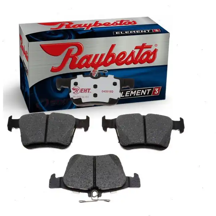 Mega Sale 2015-2019 Volkswagen Golf R Raybestos Element3 Disc Brake Pad Set Rear - Braking Stopping Wheel