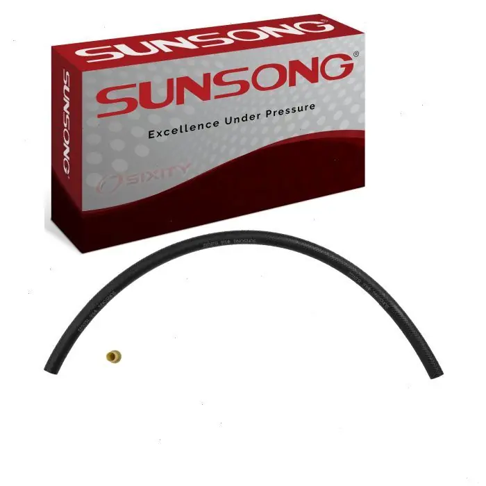 Modern 1979-1992 Ford F-350 Sunsong Power Steering Return Hose - Drive Fluid - Hoses Pumps