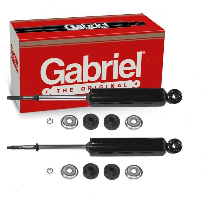 1957-1964 Chrysler Newport 2 pc Gabriel Classic Shock Absorbers Front - Spring Strut Steering - Modern
