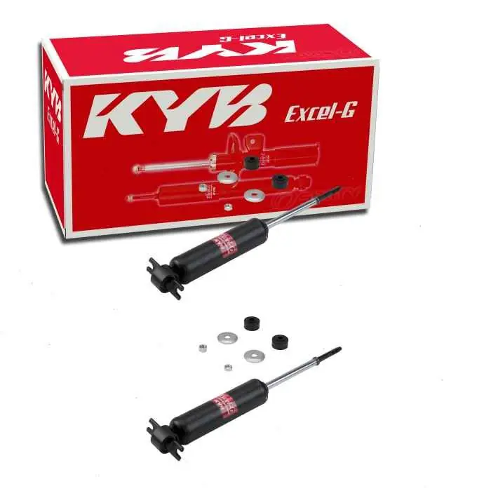 1967-1969 Pontiac Firebird 2 pc KYB Excel-G Shock Absorbers Front - Spring Strut Steering - Express Delivery