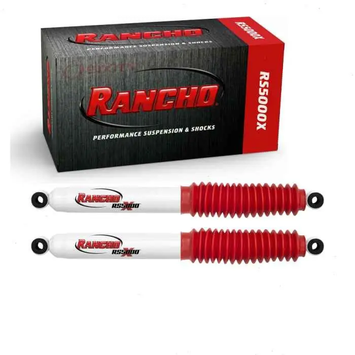 1963-1965 Jeep J-300 2 pc Rancho RS5000X Shock Absorbers Rear - Spring Strut Steering - Suspension Popular
