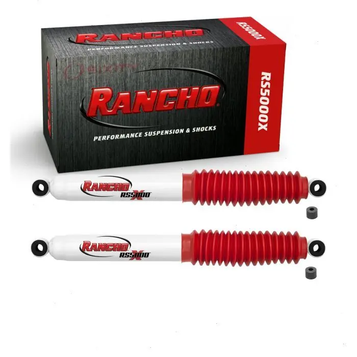Deal 1987-1991 GMC V1500 Suburban 2 pc Rancho RS5000X Shock Absorbers Front - Spring Strut Steering -