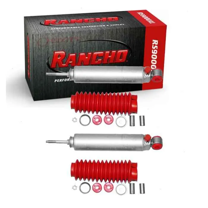 1970-1983 Ford F-100 2 pc Rancho RS9000XL Shock Absorbers Front - Spring Strut Steering - Latest