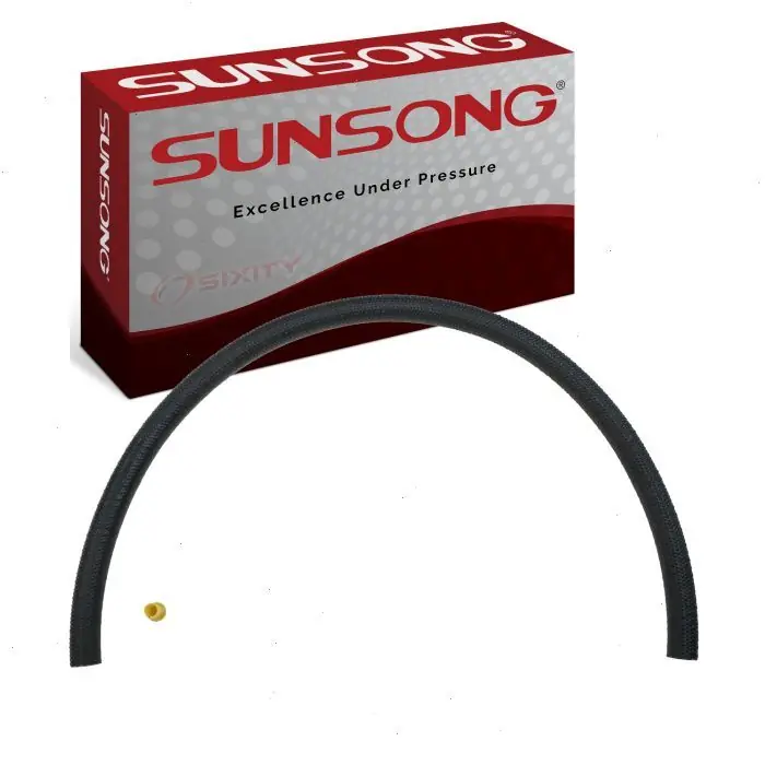 1986-1989 Dodge B250 Sunsong Power Steering Return Hose - Drive Fluid - Hoses Pumps Luxury