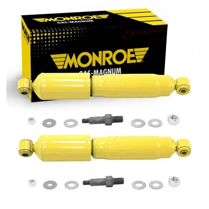 1969-1974 Chevrolet Blazer 2 pc Monroe Gas-Magnum Shock Absorbers Front - Spring Strut Steering - Order Now