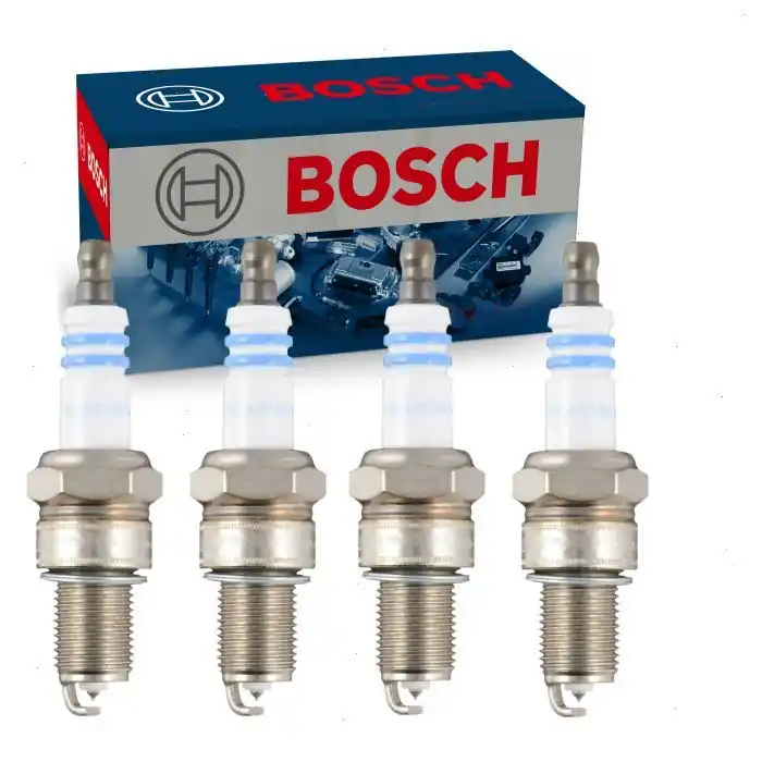 Worldwide Shipping 1994-1996 Honda Passport 2.6L L4 4 pc Bosch Platinum Spark Plugs - Ignition Wire Secondary