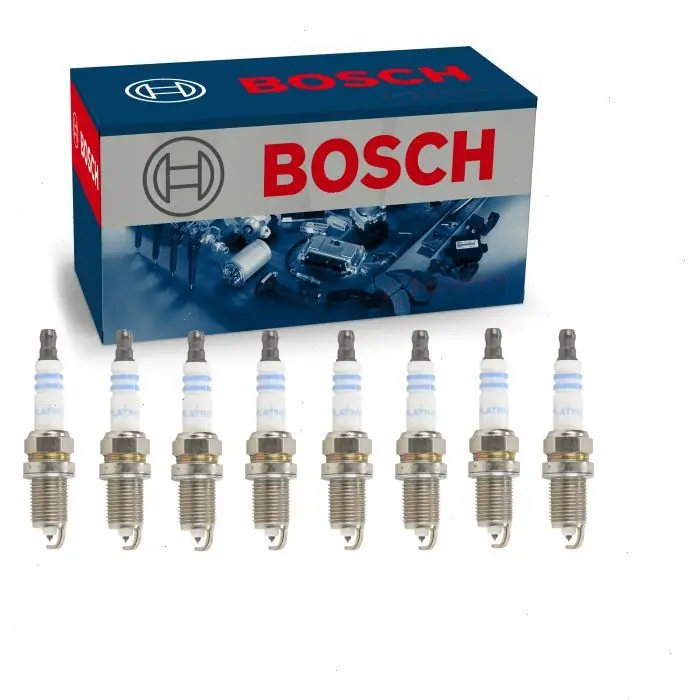 Limited Offer 2000-2008 Dodge Durango 4.7L V8 8 pc Bosch Platinum Spark Plugs - Ignition Wire Secondary