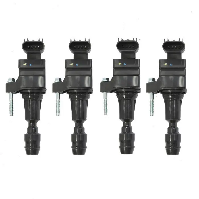2007-2010 Pontiac G5 2.2L 2.4L L4 4 pc Hitachi Astemo Ignition Coils - Spark Plug Wire Boot Exclusive