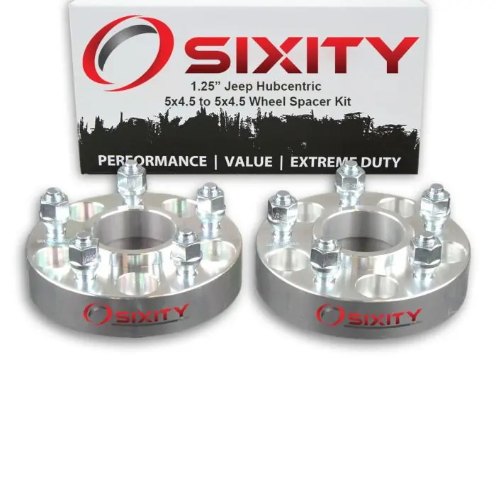 Sixity 2 pc 1.25" Thick Hubcentric Wheel Spacers - Jeep Grand Cherokee Wrangler - 5x4.5 Deal