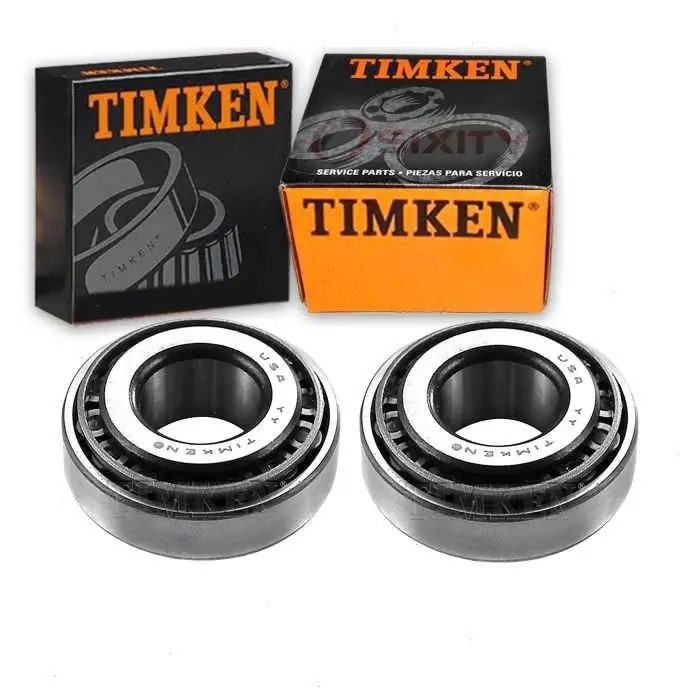 Crafted 1956-1981 Chrysler Newport 2 pc Timken Wheel Bearing and Race Sets Front Outer - Driveline Axles